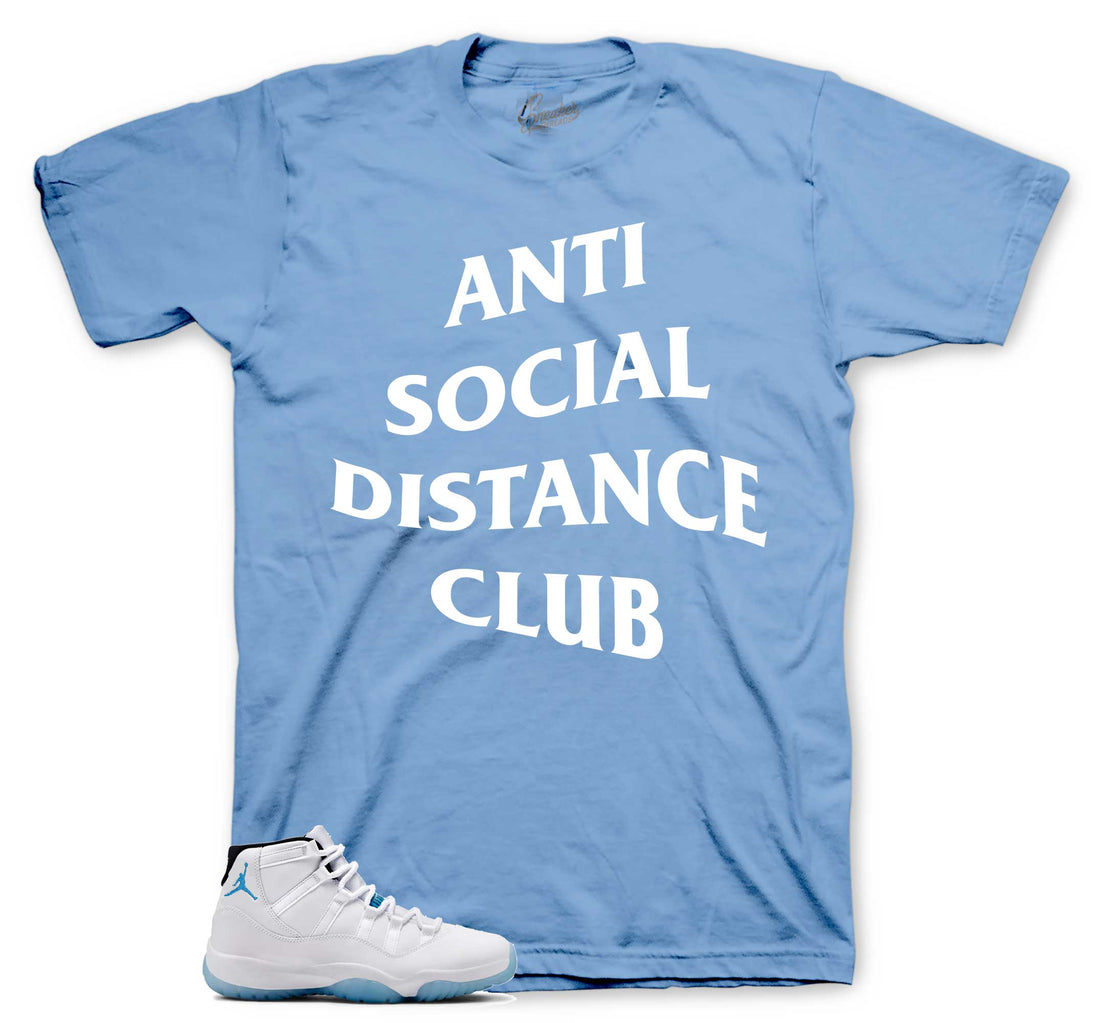 Retro 11 Legend Blue Shirt - Distance