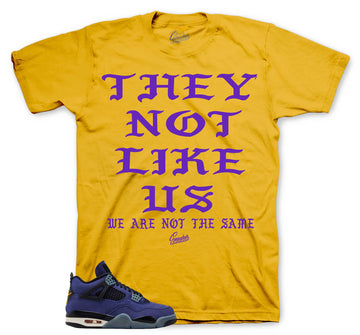 Retro 4 Imperial Purple Shirt - Not Like Us