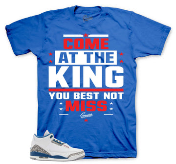 Retro 3 True Blue Shirt - King