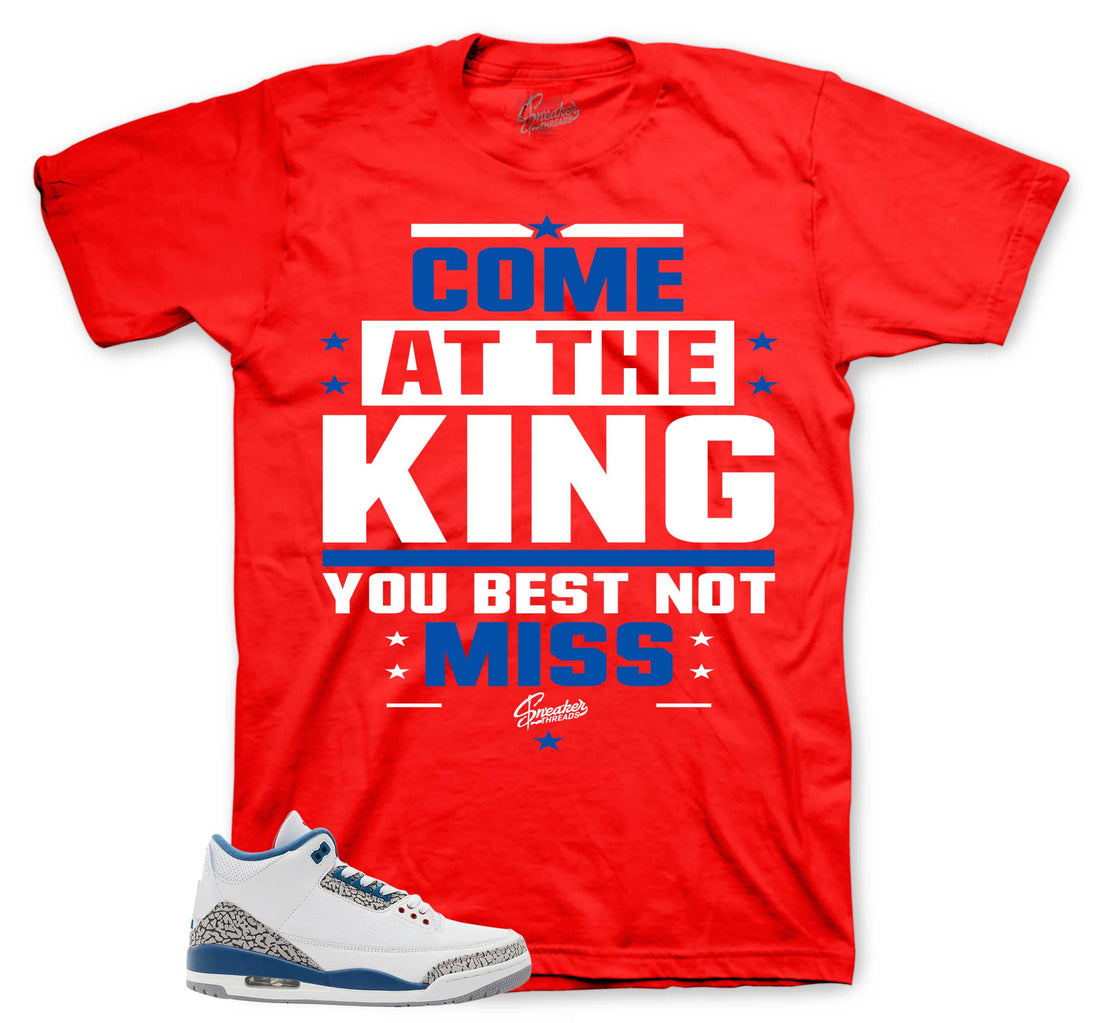 Retro 3 True Blue Shirt - King