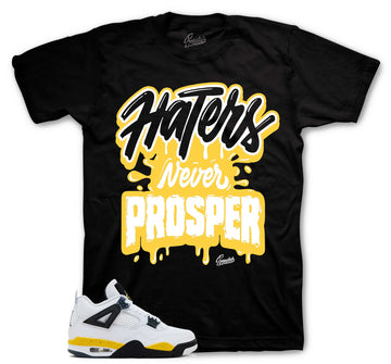 Retro 4 Tour Yellow Shirt - Haters - Black