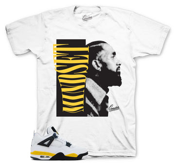 Retro 4 Tour Yellow Shirt - Mindset - White