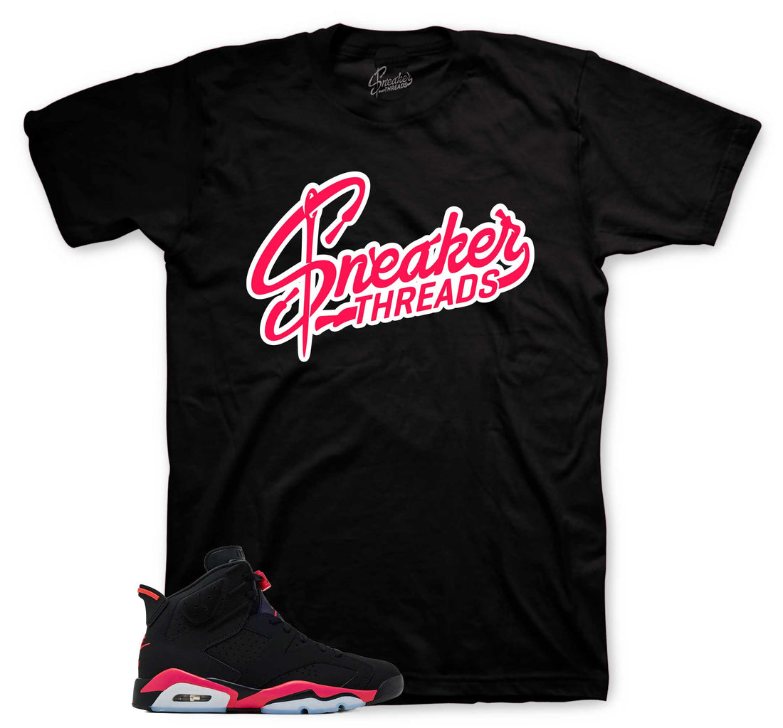 Retro 6 Infrared Shirt - ST Logo - Black