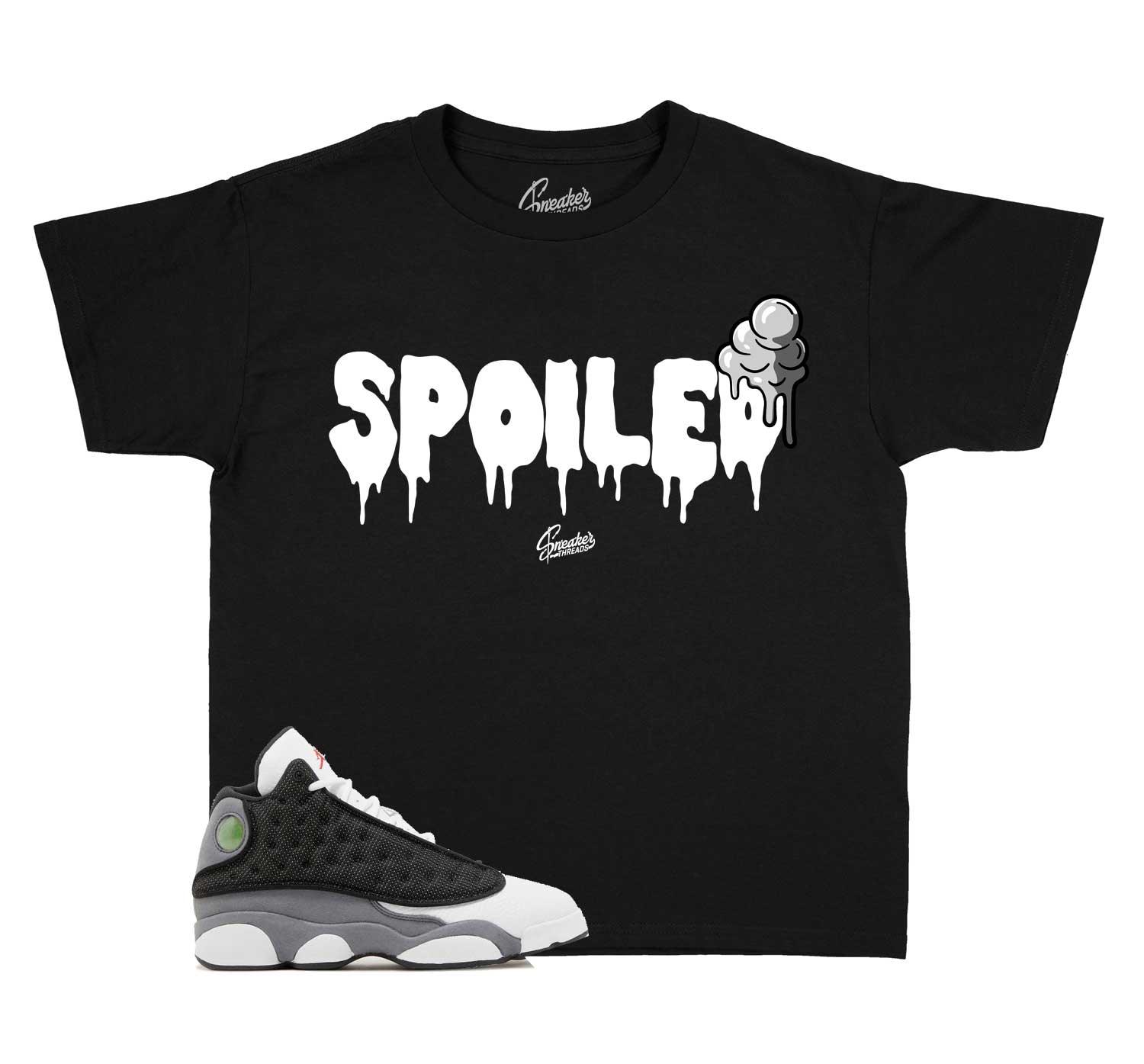 Kids Black Flint 13 Shirt - Spoiled - Black