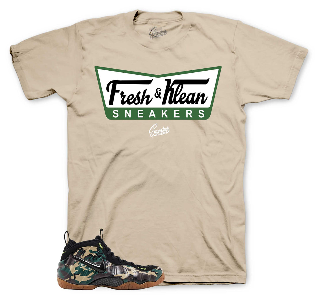 Fresh Klean T-Shirt | Matches Foamposite Green Camo