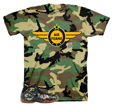 Camoflauge Airbrone T-Shirt | Matches Foamposite Green Camo