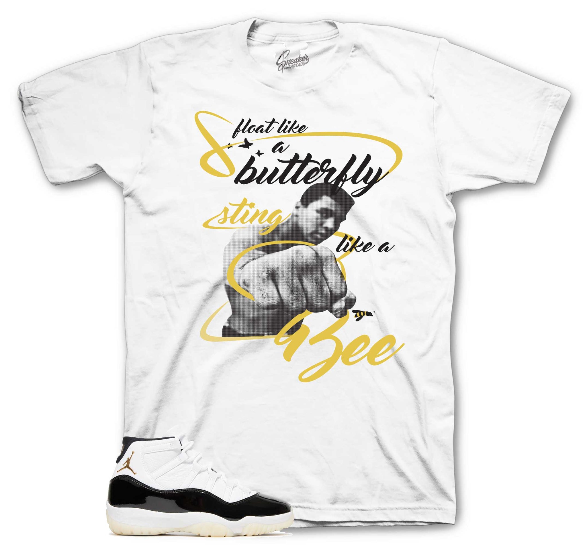 Retro 11 Gratitude Shirt - Sting - White