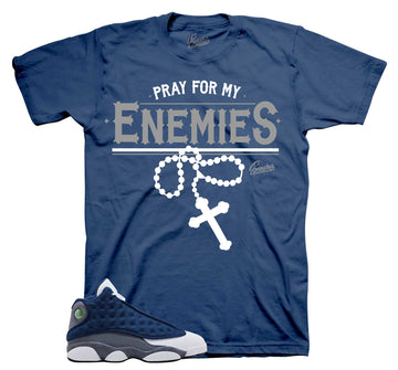 Retro 13 Flint Shirt - Enemies - Navy