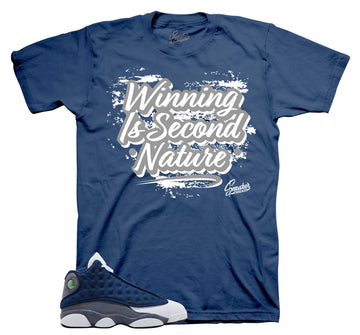 Retro 13 Flint Shirt - Second Nature - Navy