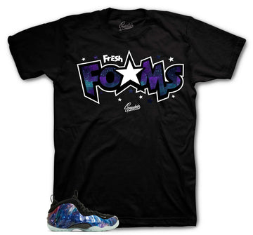 Foamposite Galaxy Shirt - Fresh Foams - Black