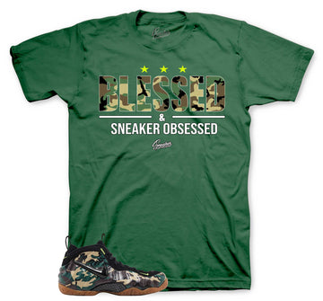 Blessed T-Shirt | Matches Foamposite Green Camo