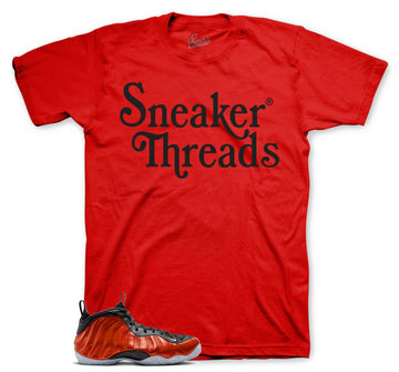 Foamposite Metallic Red Shirt - ST Made - Red