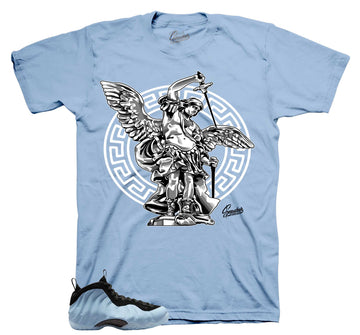 Foamposite Psychic Blue Shirt - Archangel - Light Blue