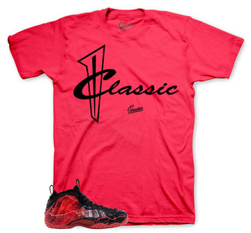 Foamposite Stranger Shirt - Classic - Crimson