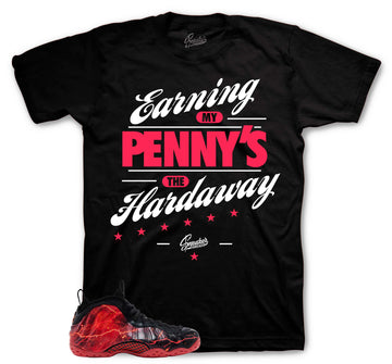 Foamposite Stranger Shirt - Earning Pennys - Black