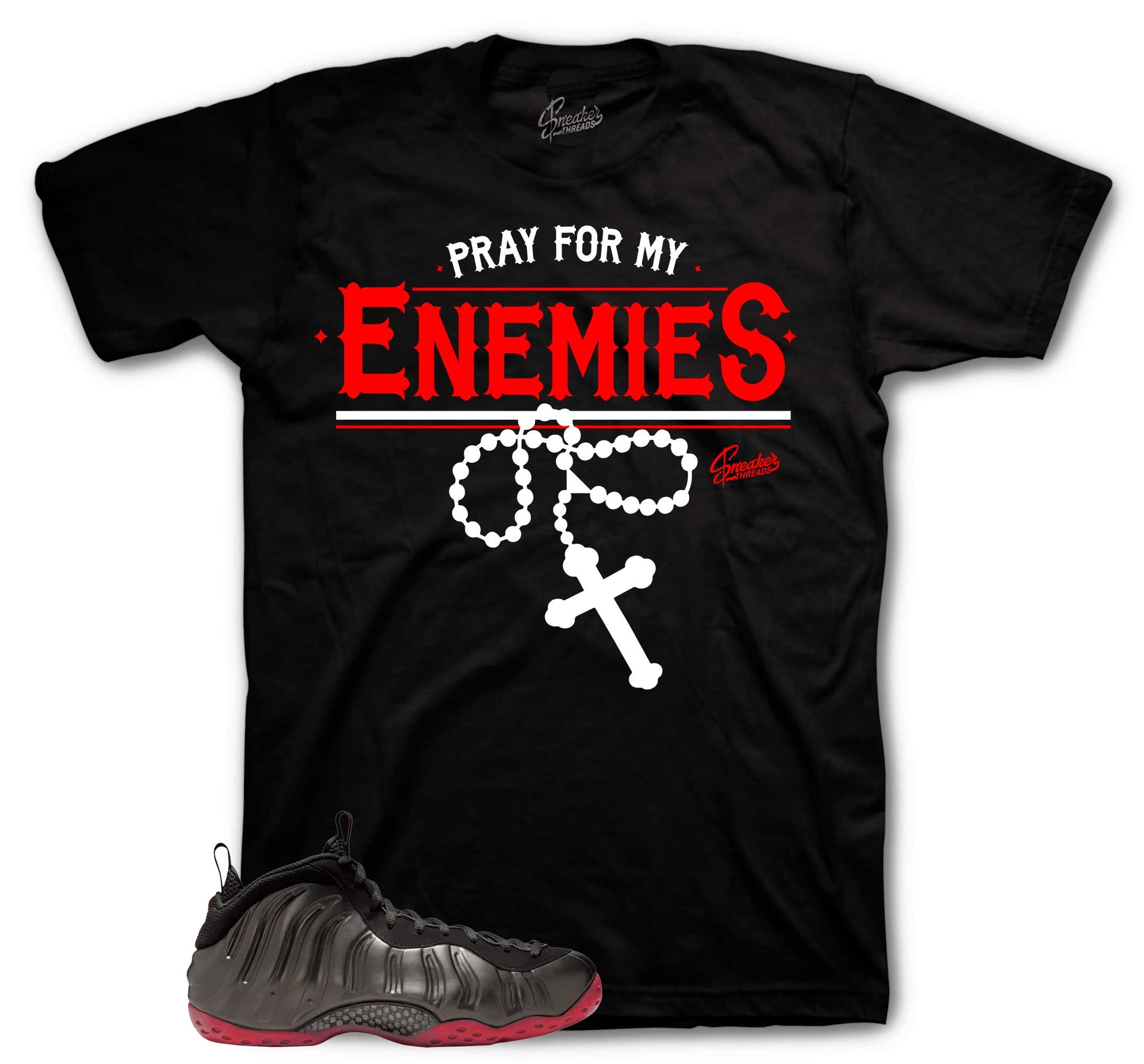 Foamposite Cough Drop Shirt - Enemies - Black