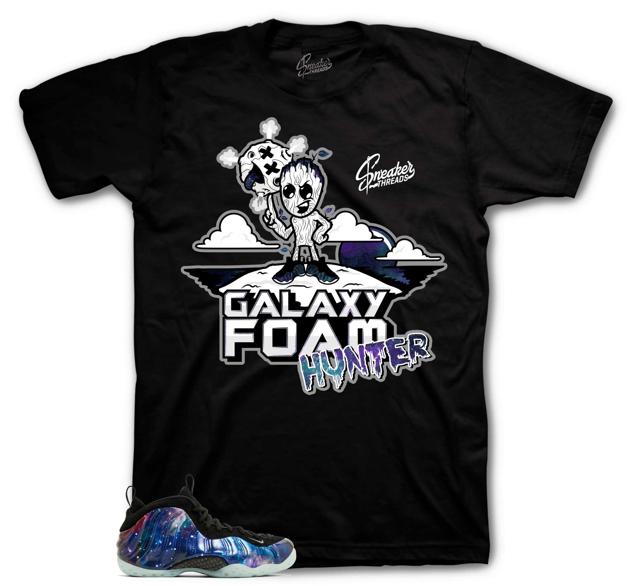 Foamposite Galaxy Shirt - Foam Hunter - Black