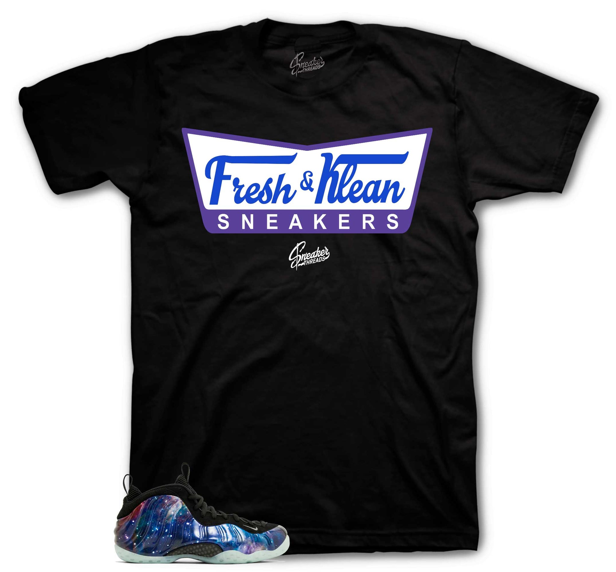 Foamposite Galaxy Shirt - Fresh & klean - Black