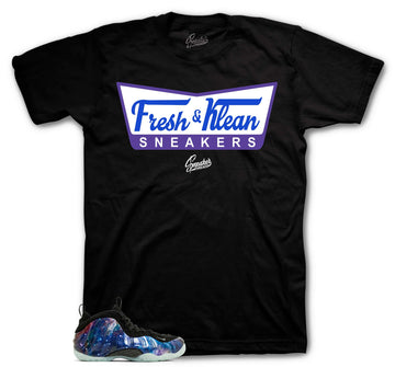 Foamposite Galaxy Shirt - Fresh & klean - Black