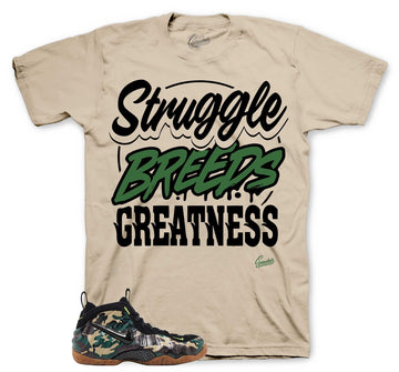 Struggle Breeds Pair T-Shirt | Matches Foamposite Green Camo
