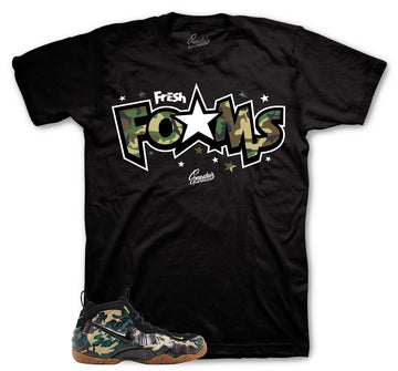 Fresh Foams T-Shirt | Matches Foamposite Green Camo
