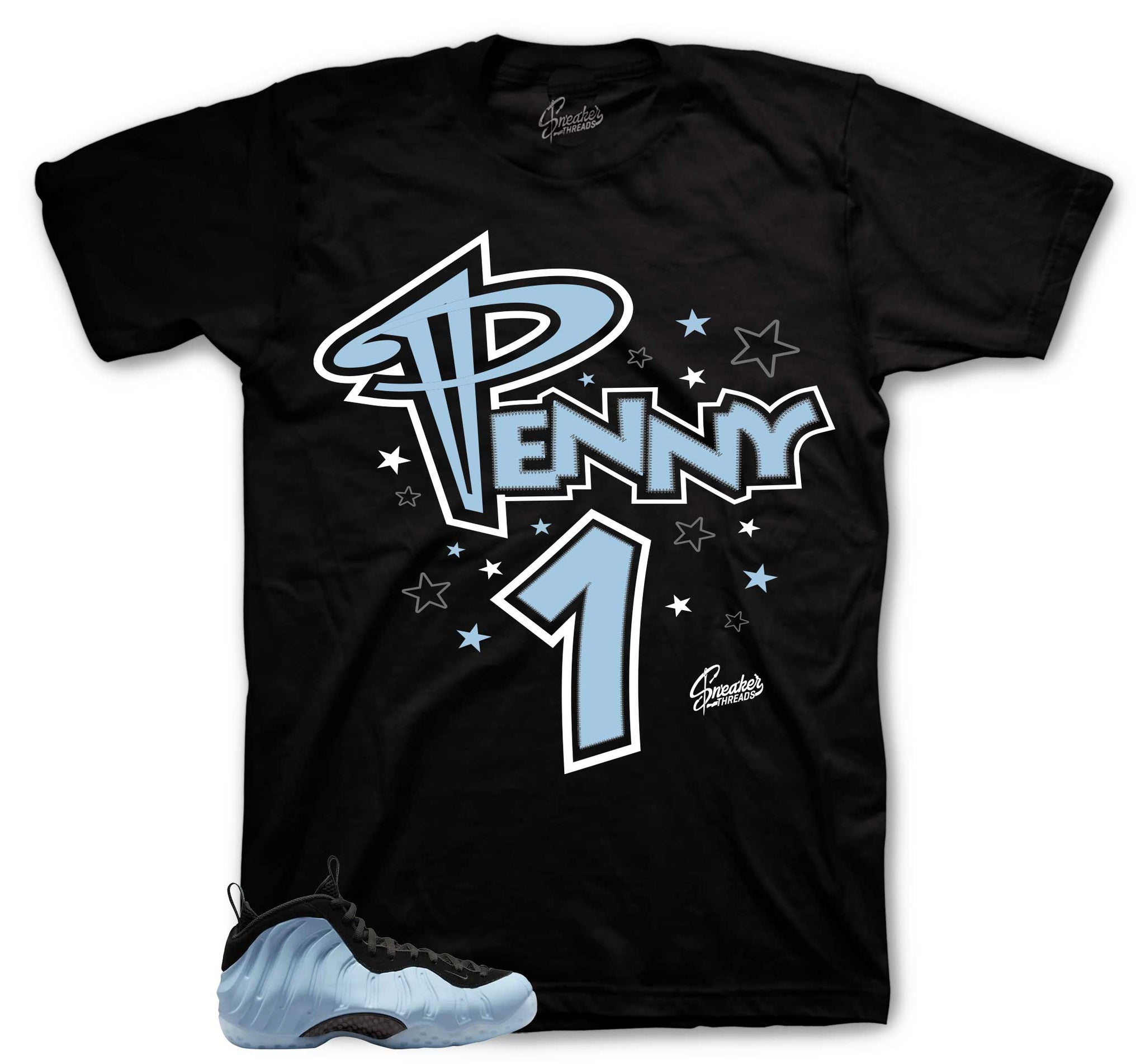 Foamposite Psychic Blue Shirt - One - Black