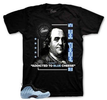 Foamposite Psychic Blue Shirt - Blue Cheese - Black