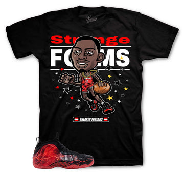 Foamposite Stranger Shirt - Toon - Black