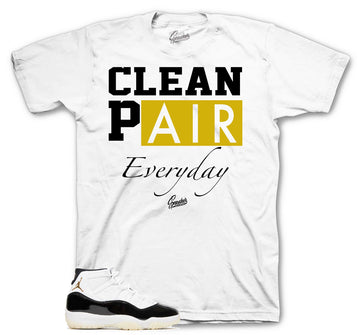 Retro 11 Gratitude Shirt - Clean Pair - White