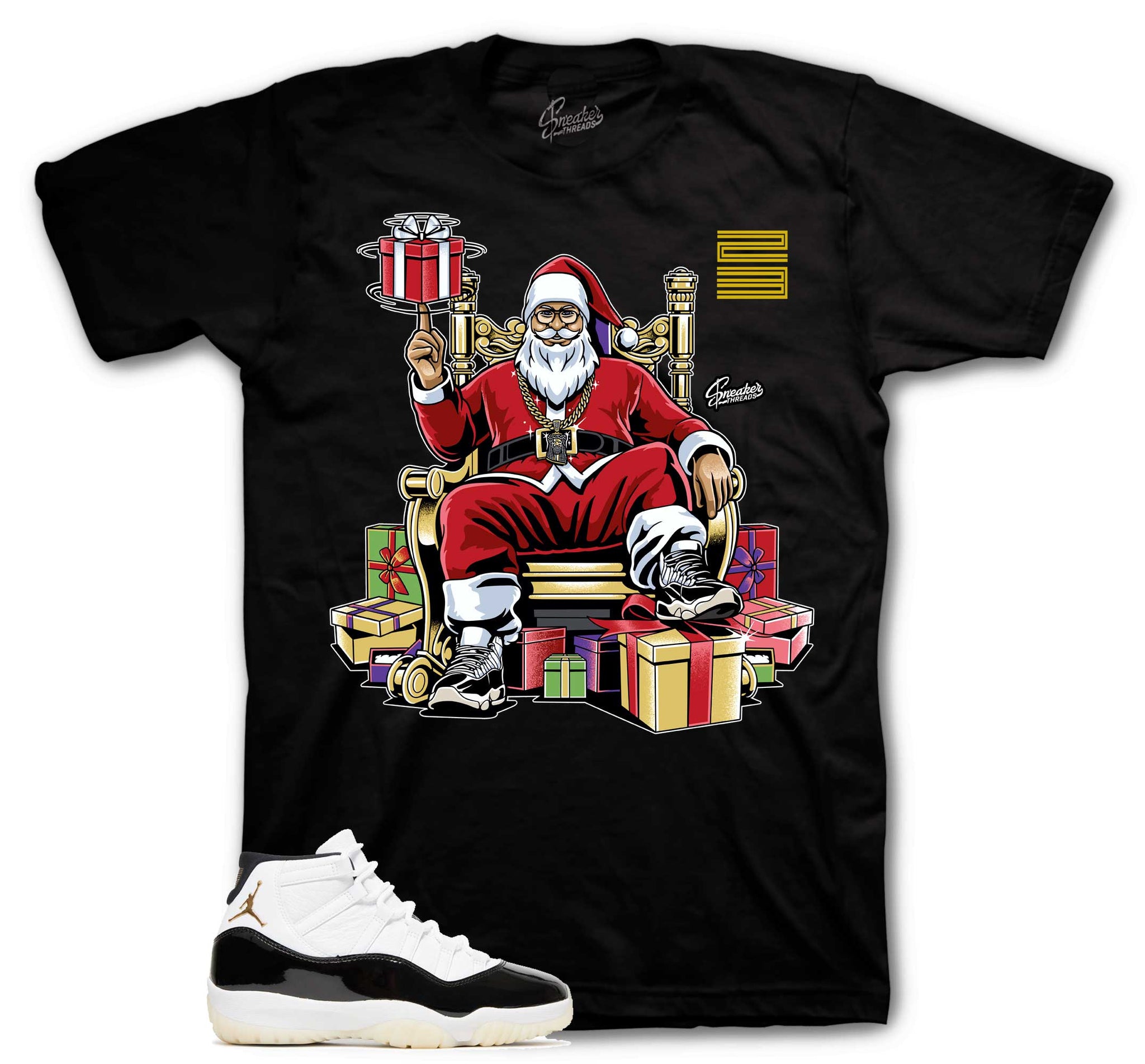 Retro 11 Gratitude Shirt - Chill Santa