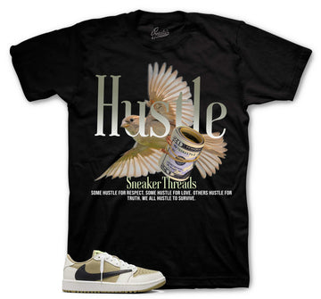 Retro 1 Golf Travis Scott Shirt - Hustle Bird - Black
