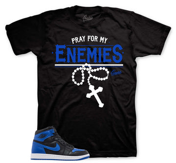 Retro 1 Royal Shirt - Enemies - Black