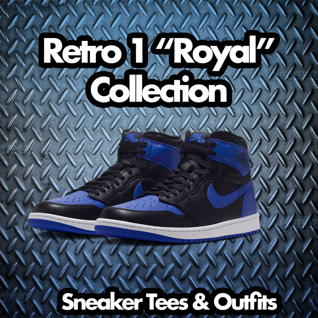 Retro 1 Royal Shirt - Killa Season - Black