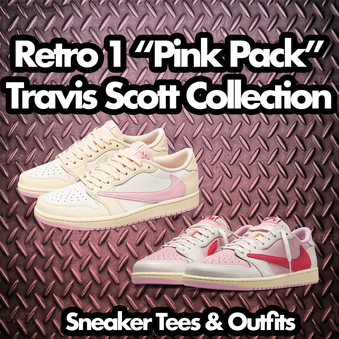 Retro 1 Shy Pink Shirt - God Is Good - Soft Pink