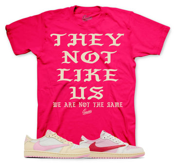 Retro 1 Tropical Pink Shirt - Not Like Us
