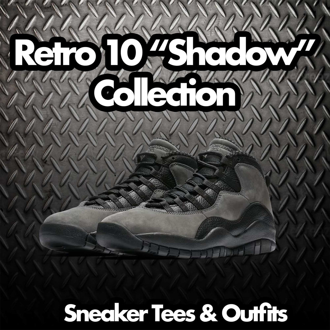 Retro 10 Shadow Shirt - Sold Separately - Black