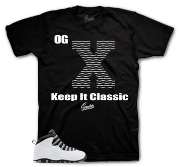Retro 10 Steel Shirt - Keep It Classic - Black