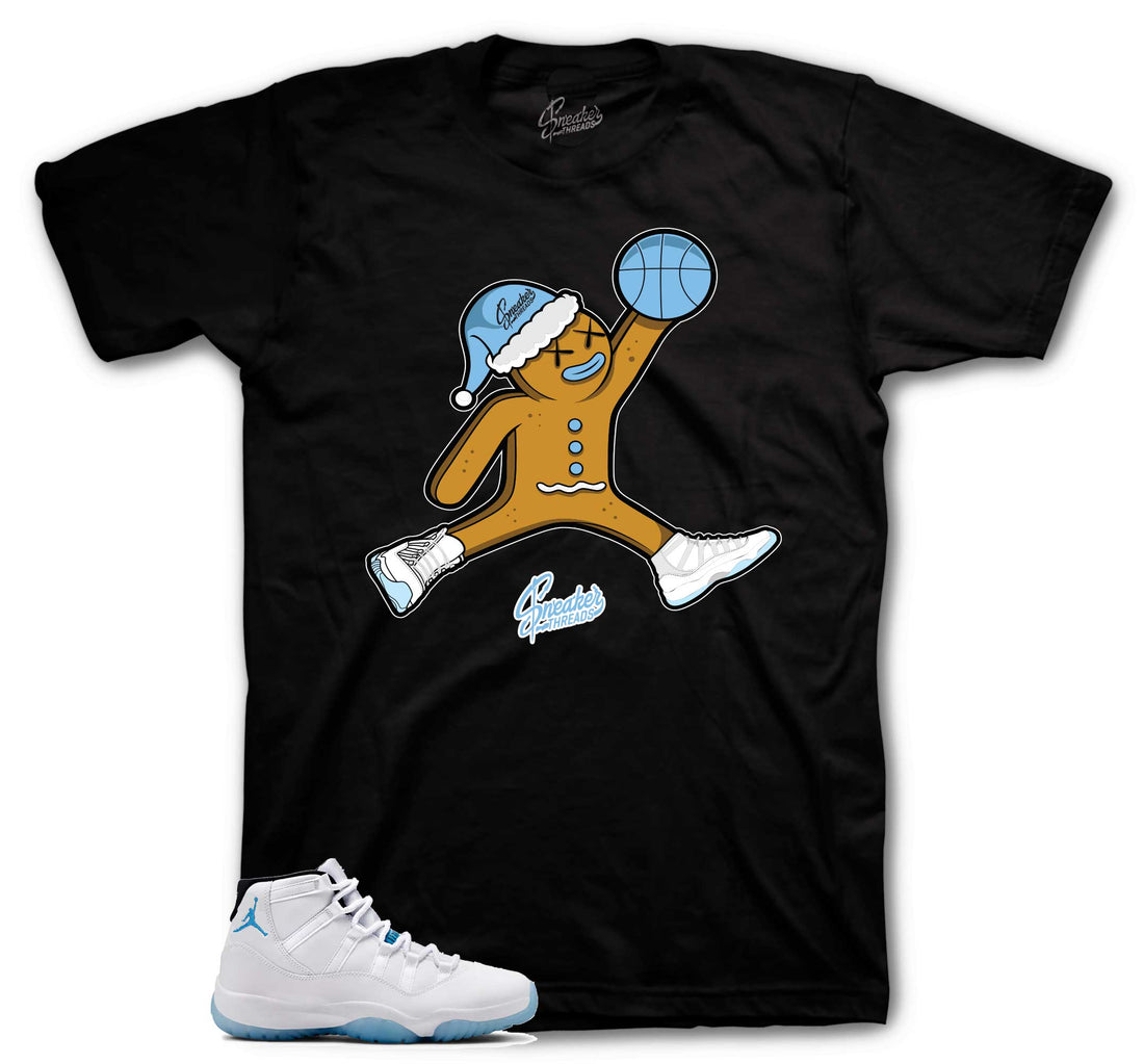 Retro 11 Legend Blue Shirt - Air Bred