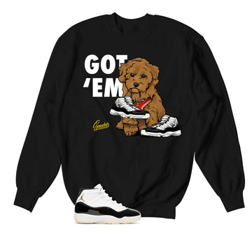 Retro 11 Gratitude Sweater - Got Em - Black