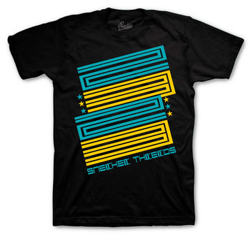Retro 11 Gamma Blue Blue Shirt - Crest - Black