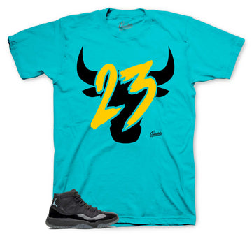 Retro 11 Gamma Blue Blue Shirt - Toro - Gamma Blue