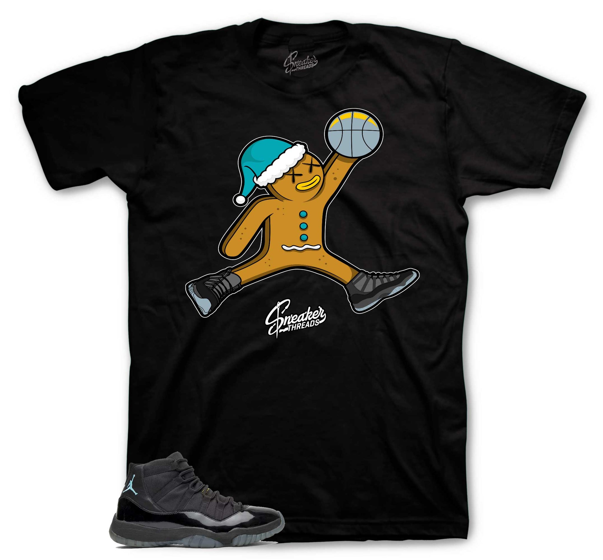 Retro 11 Gamma Blue Blue Shirt - Gingerair - Black