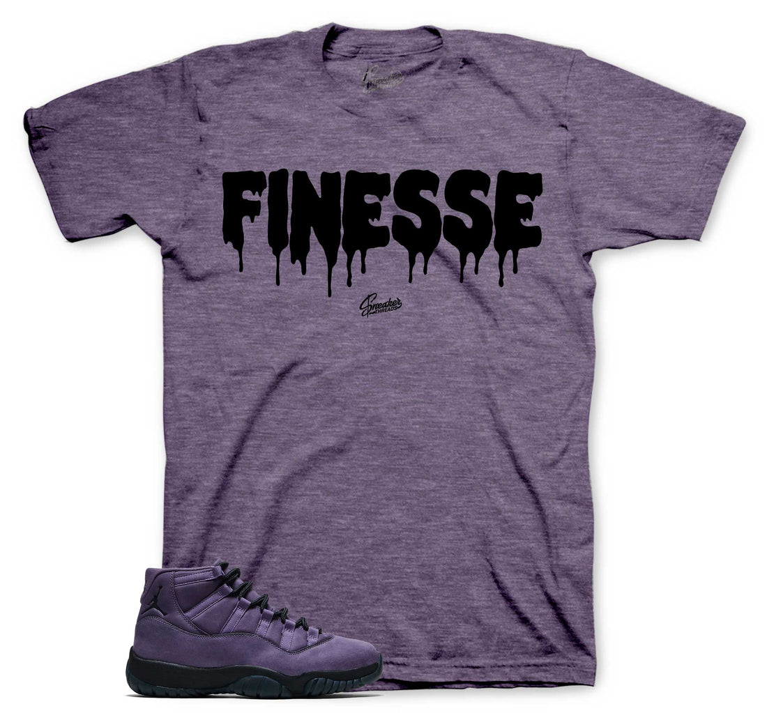 Retro 11 Mojave Shirt - Finesse - Heather Purple
