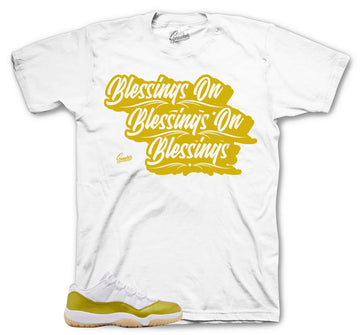 Retro 11 Mothers Day Shirt - Blessings - White