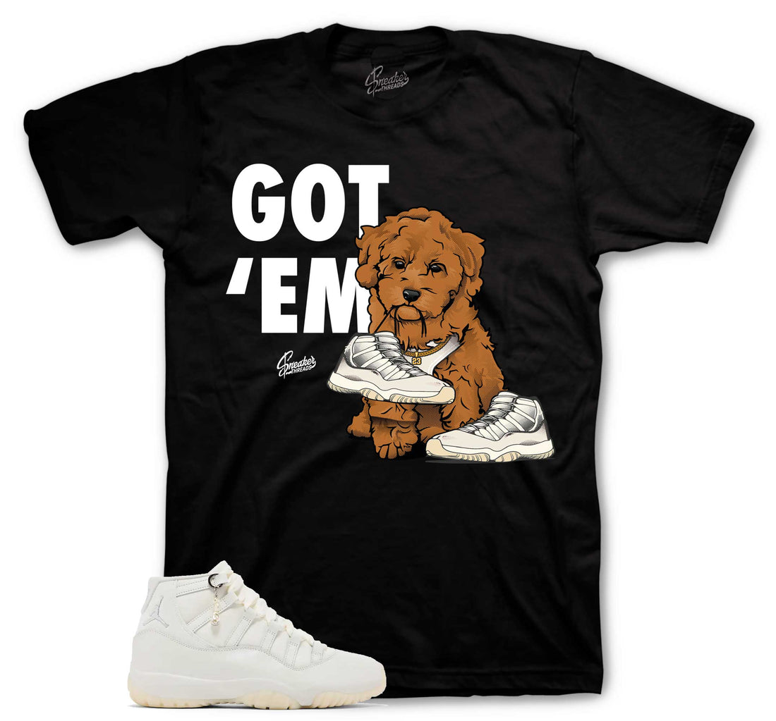 Retro 11 Pearl Shirt - Got Em - Black