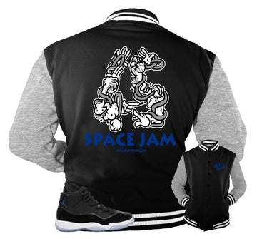 Hands Varsity Jacket | Matches Jordan 11 Space Jam