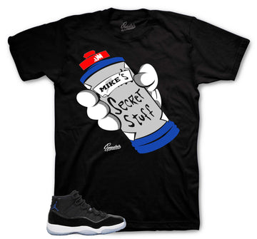 Secret Stuff T-Shirt | Matches Jordan 11 Space Jam