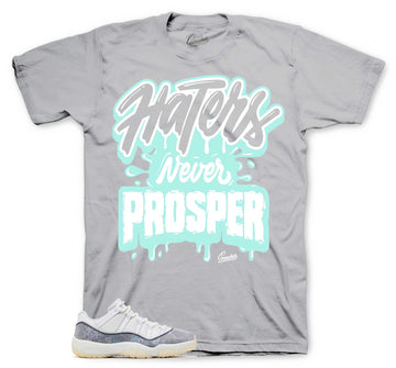 Retro 11 Year Of The Snake Shirt - Haters Never Prosper - Gray