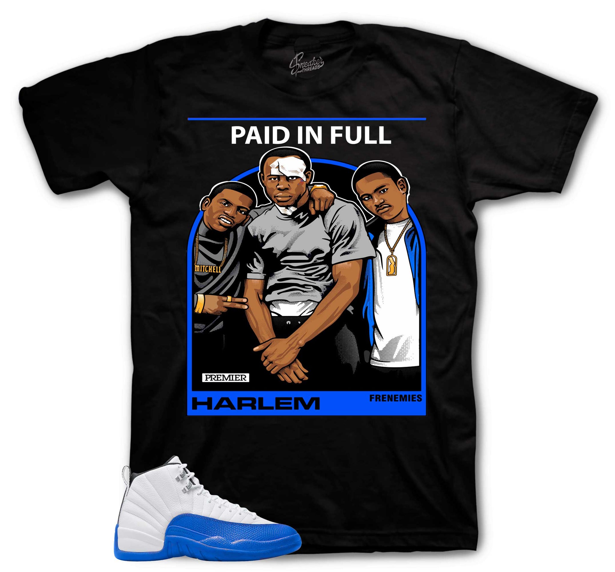 Retro 12 Blueberry Shirt - Frenemies - Black