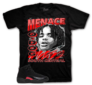 Retro 12 Bloodline Shirt - Nineties - Black